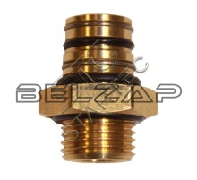 Соединитель переходник М16x1.5 P5 поворотный латунь, INF.11.16P5, STARTEC