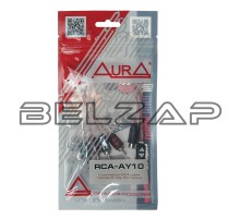Кабель RCA 1х2 адаптер, RCA-AY10, AURA