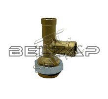 Соединитель трубки ПВХ,полиамид d=12мм-12мм (наружная резьба) М16х1.5 тройник латунь, INF.21.1612T2, STARTEC