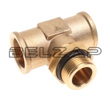 Соединитель трубки ПВХ,полиамид M22x1.5 F22x1.5 тройник латунь, W.M22x1,5 F22x1,5 F22x1,5, SEVEN TRUCKS